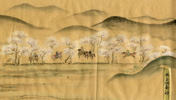 江戸時代の桜の馬場の絵