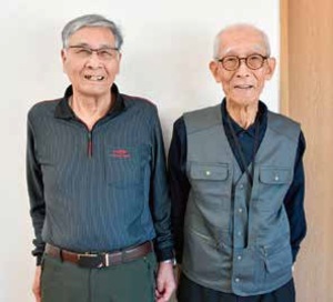 高遠男性筋トレ教室の二人の写真