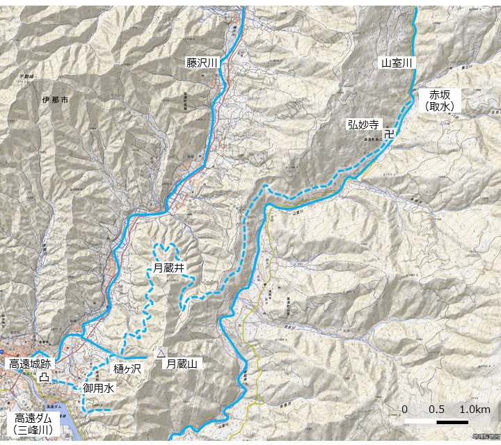 月蔵井関係の図