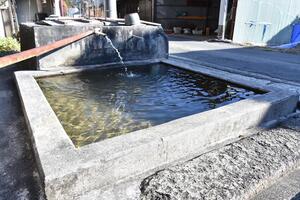 城下町の水場の写真