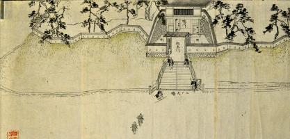 江戸時代の二ノ丸門の絵図