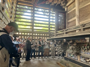 熱田神社での様子