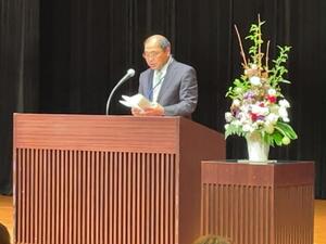 入学生代表挨拶