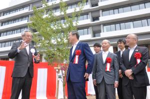 気仙沼市でのさくら植樹式