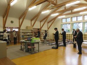 伊那小学童クラブ視察の様子