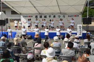 地元小学生による孤軍高遠城