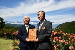 幸島大使と伊那市長