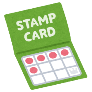 スタンプカードイラスト