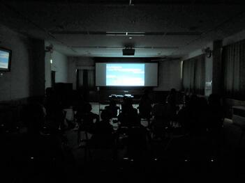 映画会様子の写真
