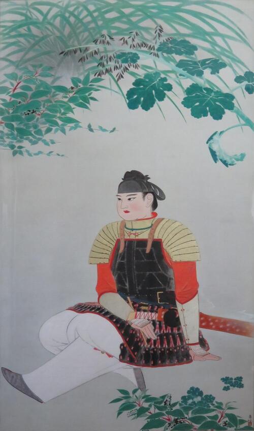 江崎孝坪　武者図